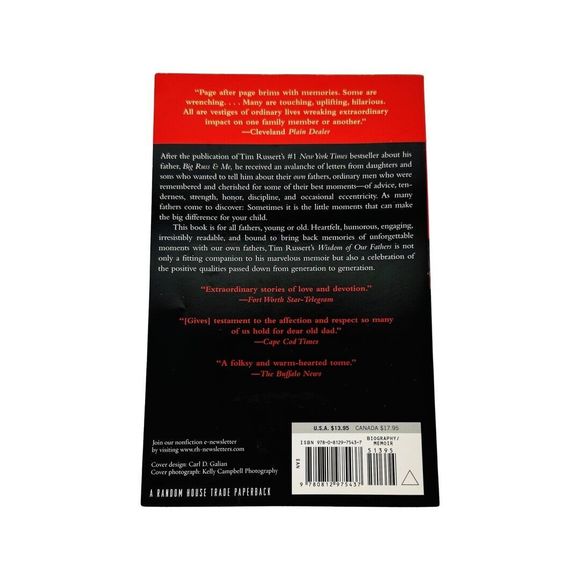 Wisdom of Our Fathers Paperback by Tim Russert - Picture 2 of 6